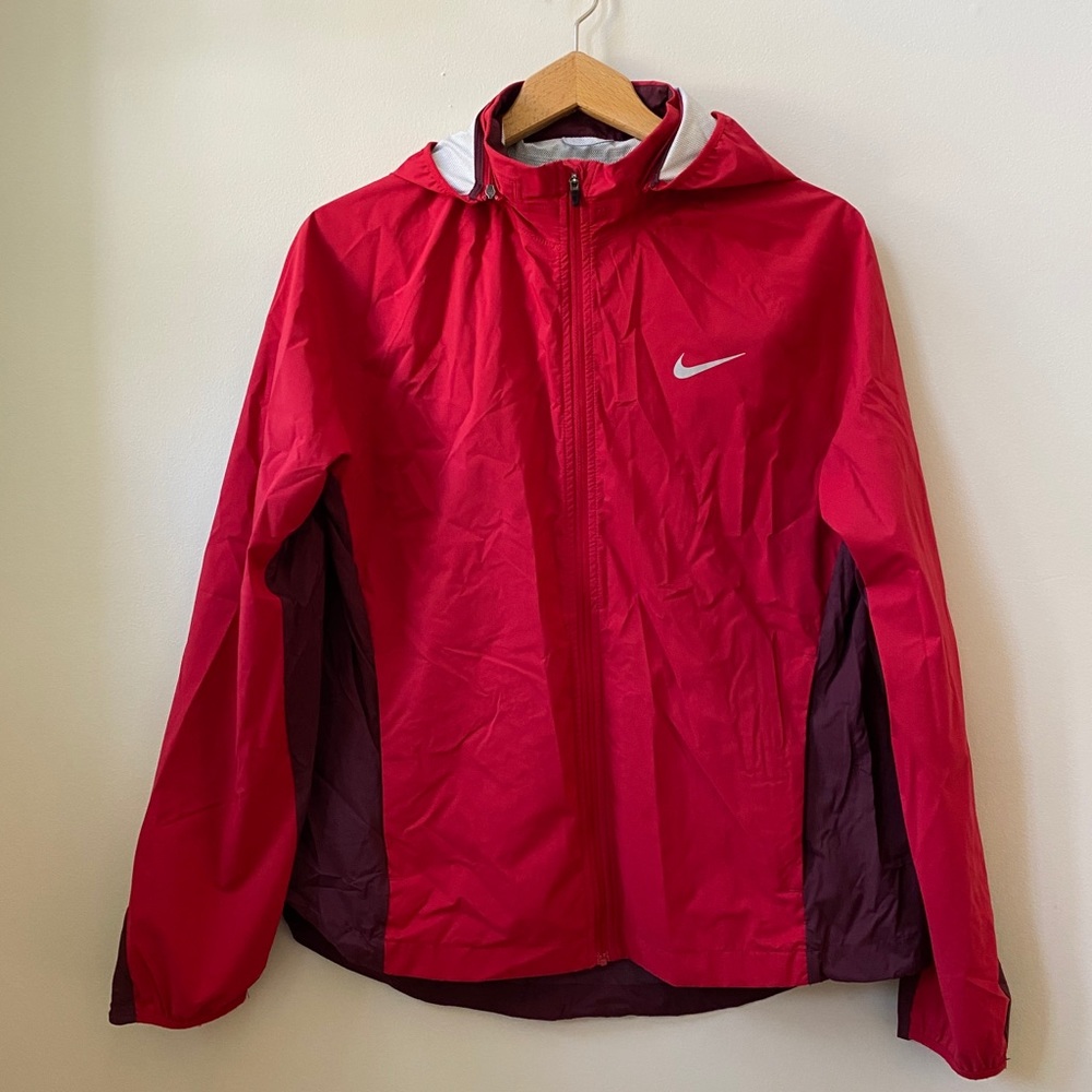Small Nike Red Windbreaker Shell - Like New